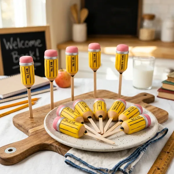 Back-to-School Pencil Cake Pops