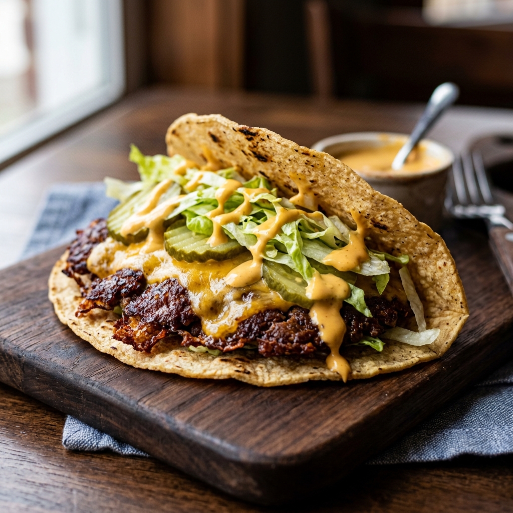 Viral Big Mac Smash Burger Tacos