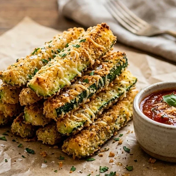 Cheesy Garlic Parmesan Baked Zucchini Bites