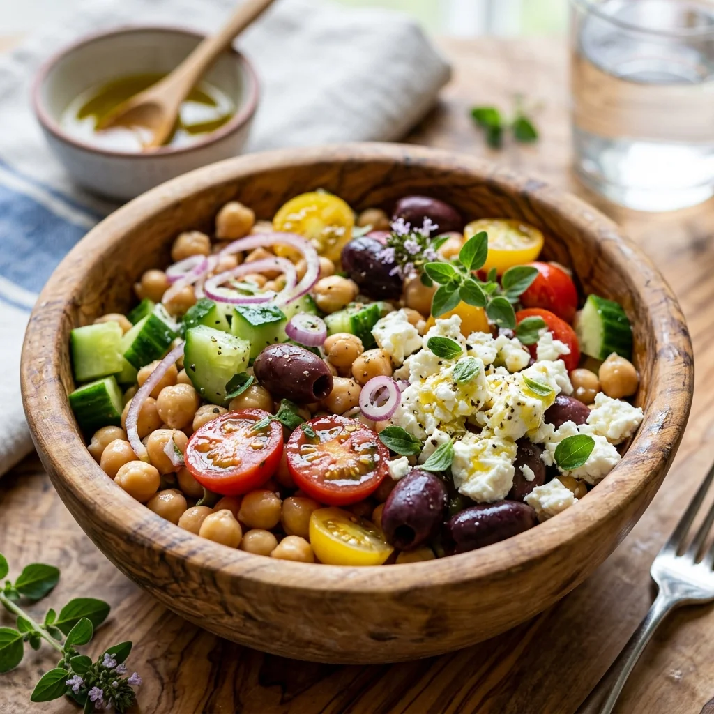 Greek Chickpea Salad