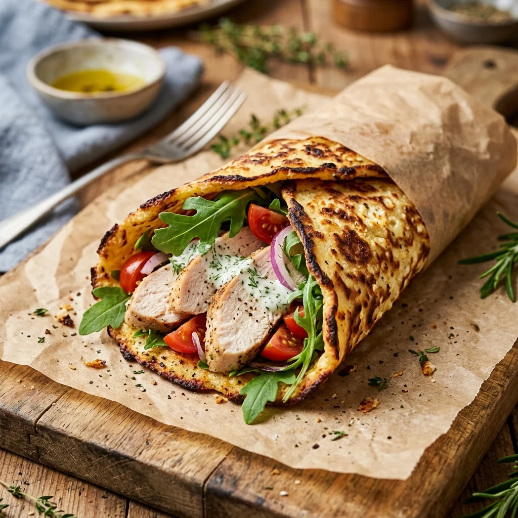 High-Protein Cottage Cheese Flatbread