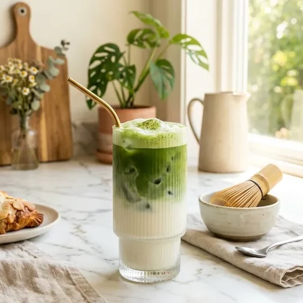 Creamy Coconut Iced Matcha