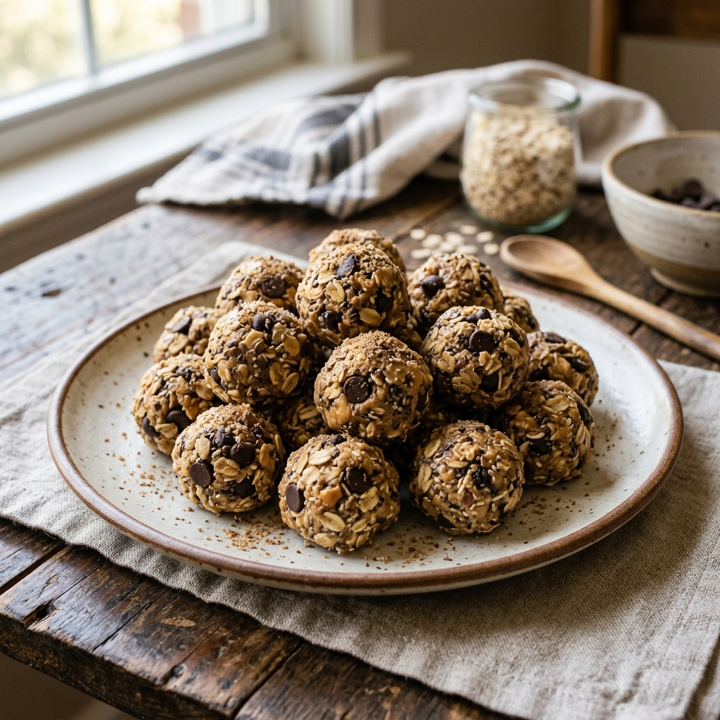 No-Bake Peanut Butter Energy Bites