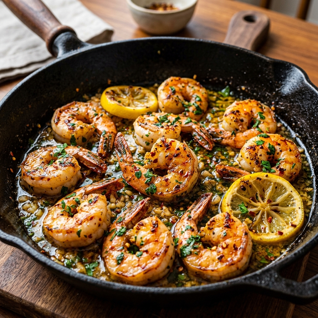 One-Pan Garlic Butter Lemon Shrimp