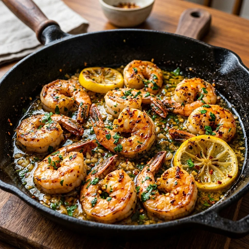 One-Pan Garlic Butter Lemon Shrimp
