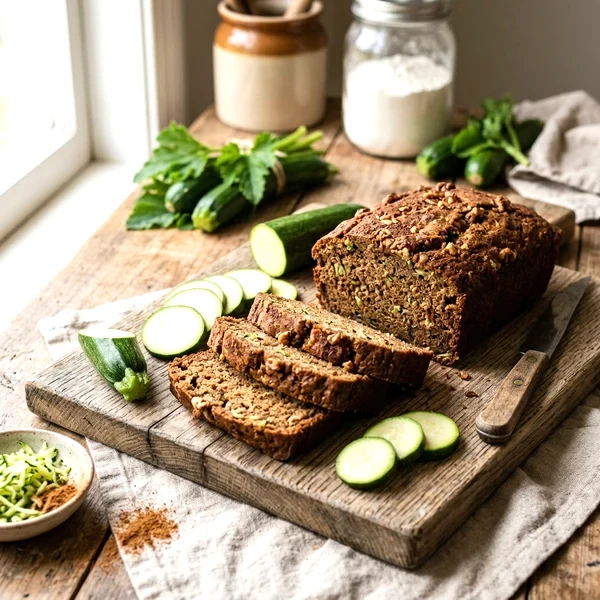 Glazed Lemon Zucchini Bread