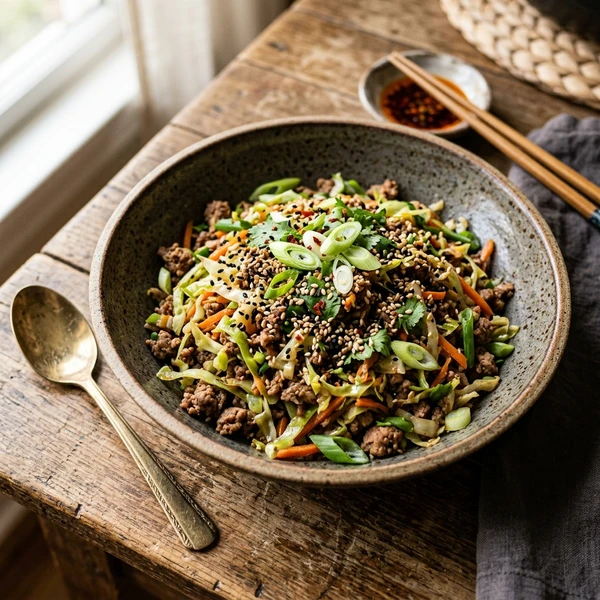 Healthy Egg Roll in a Bowl