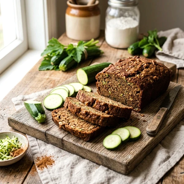 Moist Banana Zucchini Bread