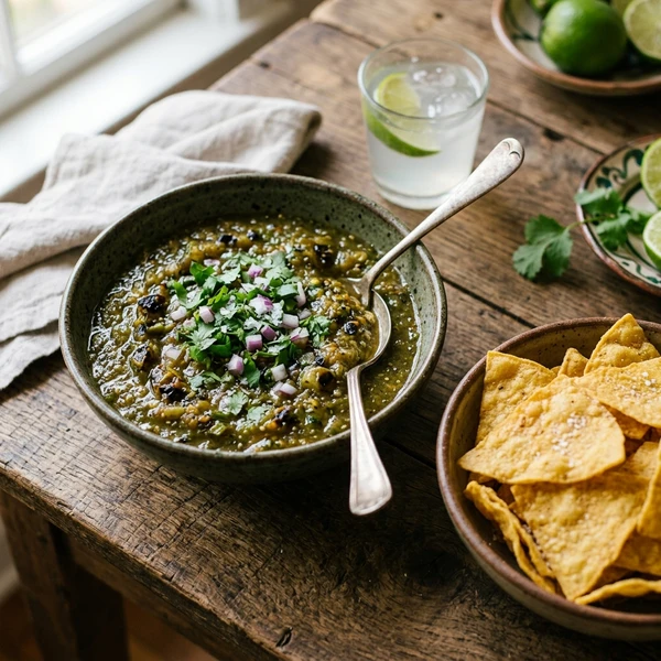 Roasted Tomatillo Salsa Verde