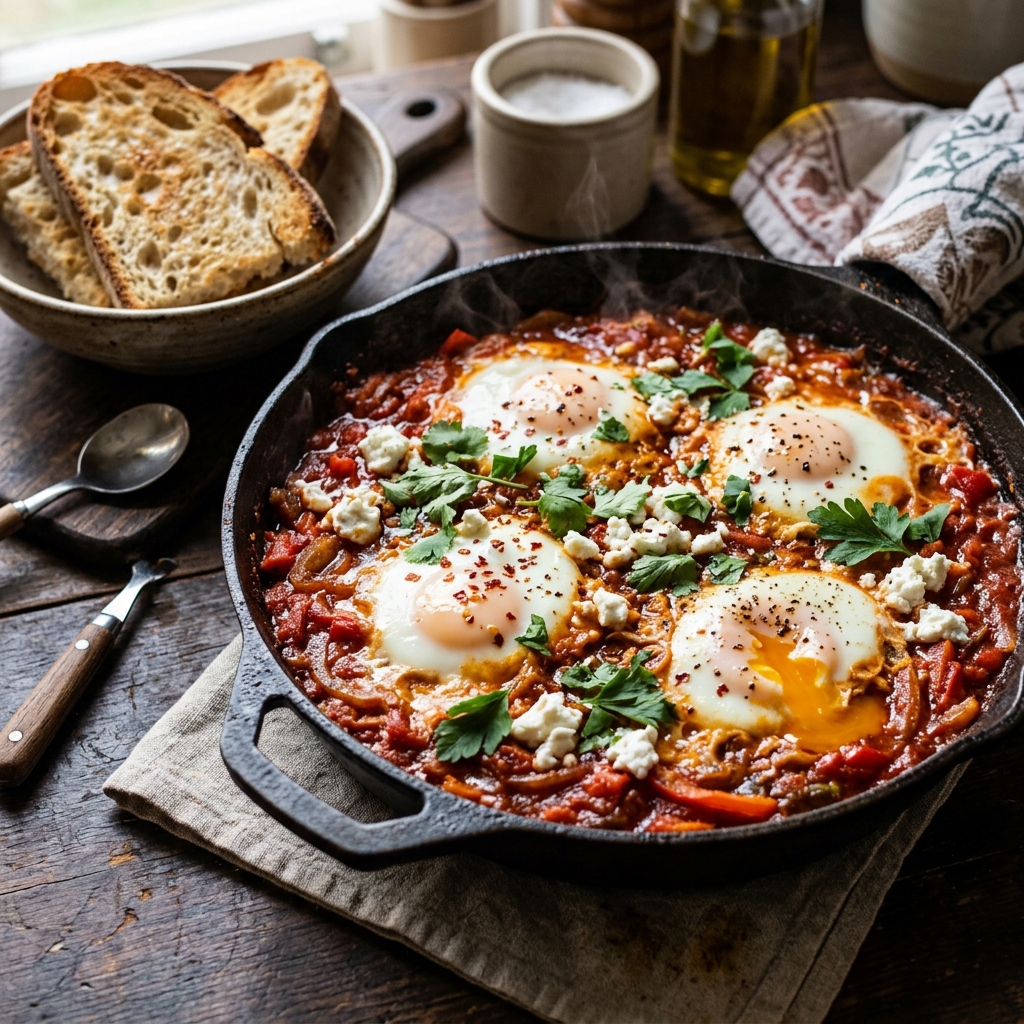 Spicy Mediterranean Shakshuka