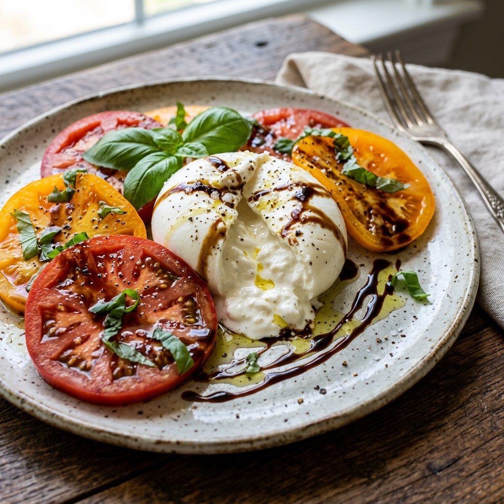 Marinated Tomato & Burrata Salad