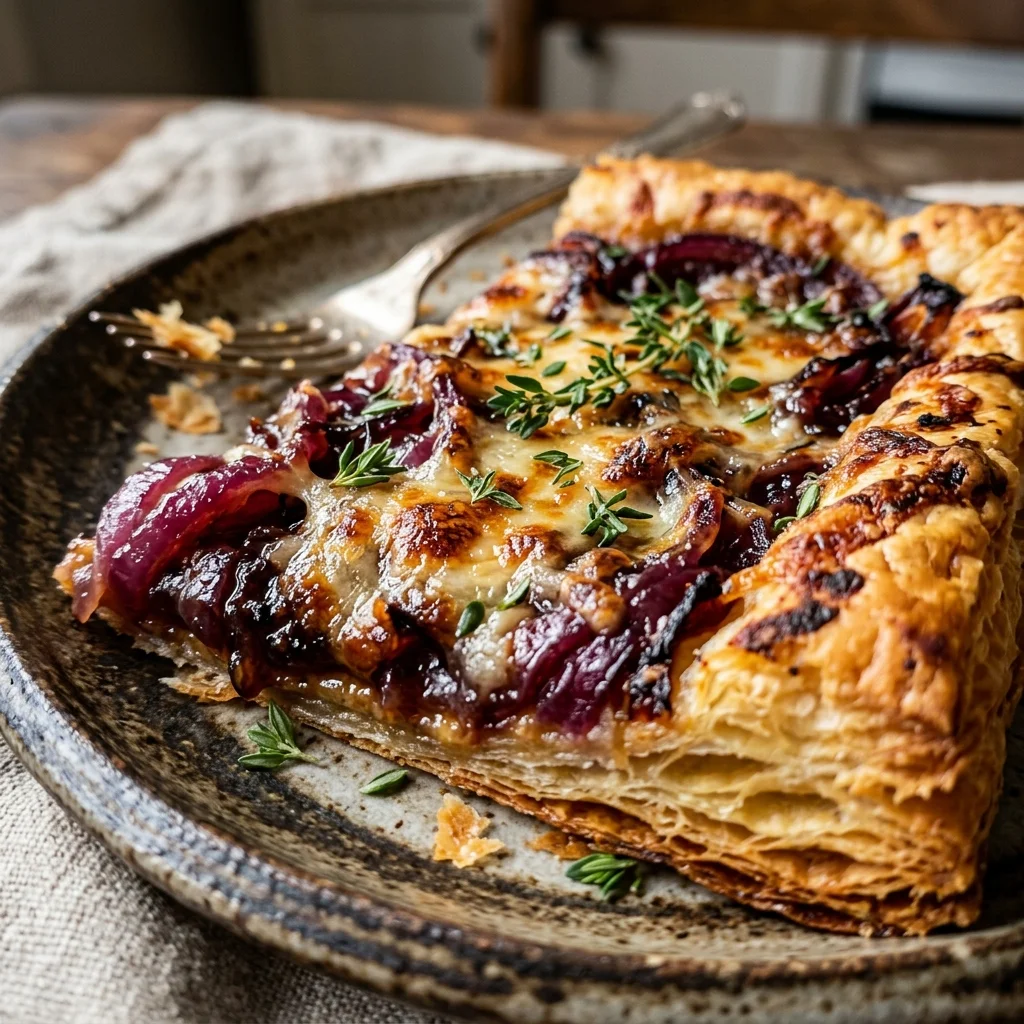 Viral Upside-Down Onion & Gruyere Pastry